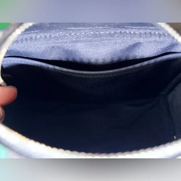 New w/o tags Coach Travel cosmetic Navy Snowman Design - Picture 7 of 7